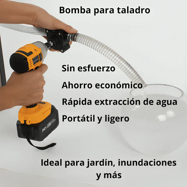 Bomba de taladro pórtatil
