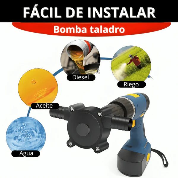 Bomba de taladro pórtatil