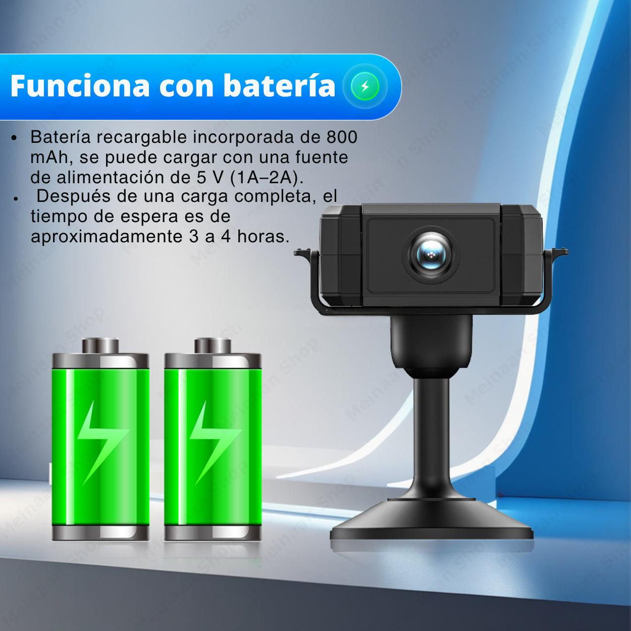 Mini cámara WiFi 1080P: Detección de Movimiento y Visión Nocturna