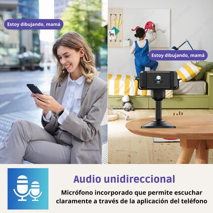 Mini cámara WiFi 1080P: Detección de Movimiento y Visión Nocturna